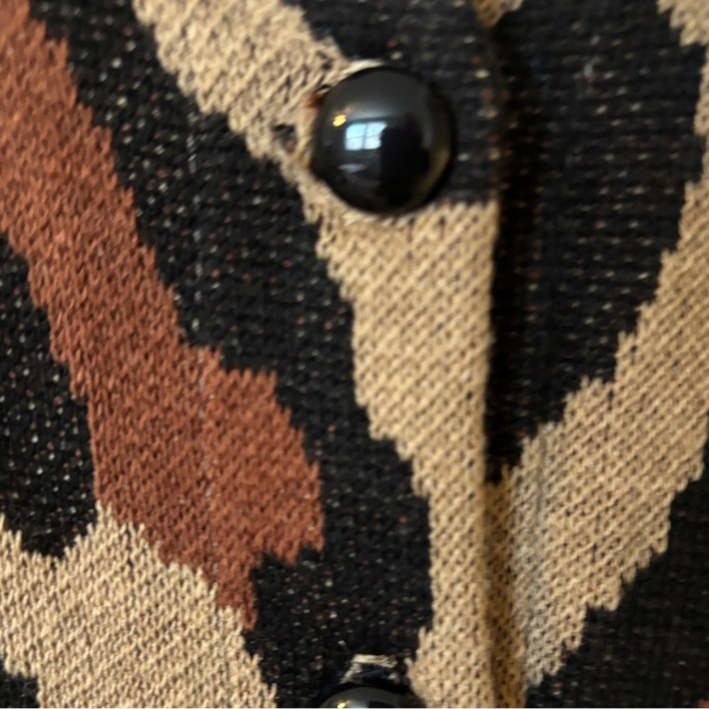 New York & Company Animal Print Cardigan - Picture 2 of 5